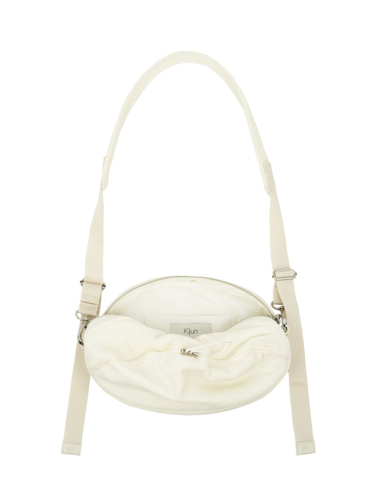 기준(KIJUN) Velvet Pecan Bag Cream