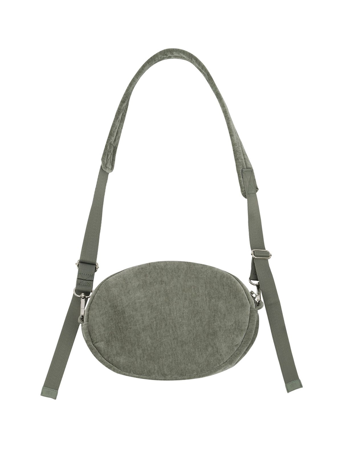 기준(KIJUN) Velvet Pecan Bag Grey