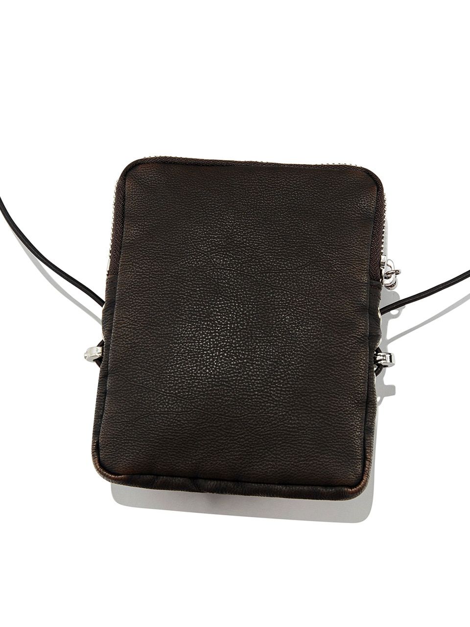 Litmus KIJUN FAUX-LEATHER MINIBAG Brown 