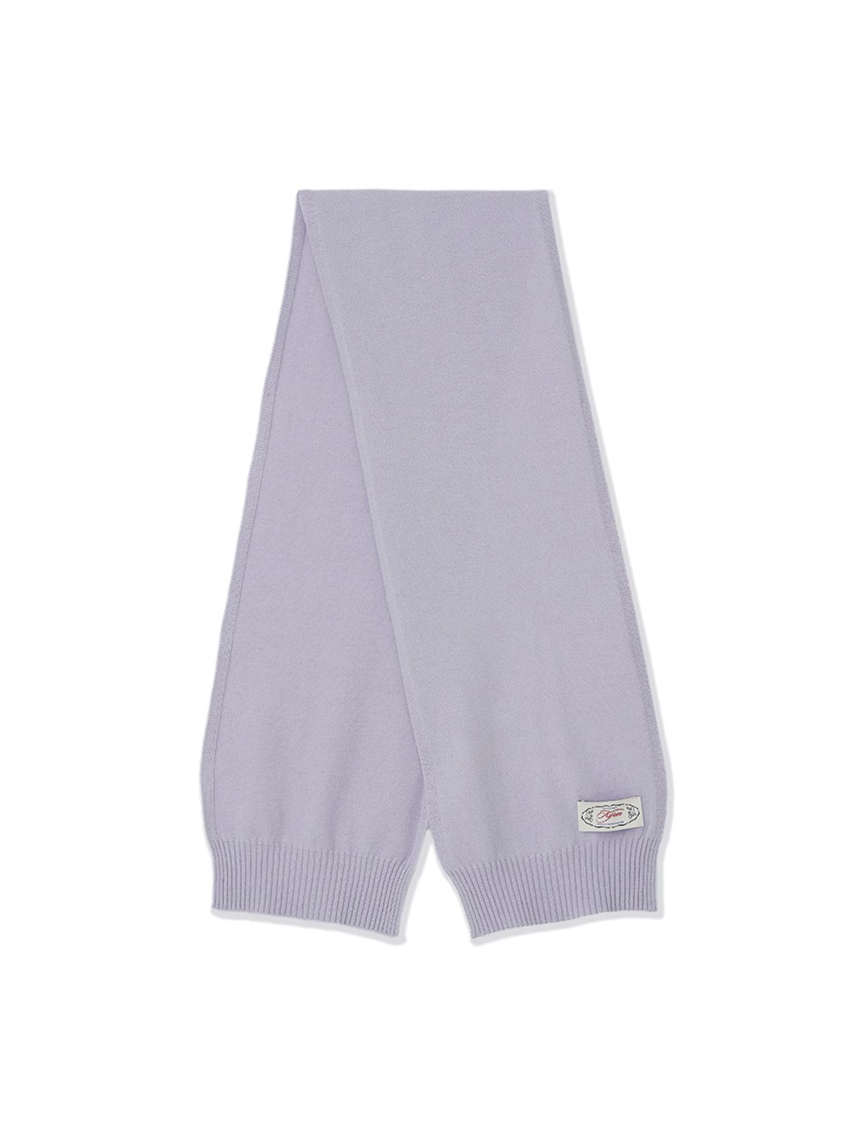 기준(KIJUN) Merino Wool Short Muffler Lavender