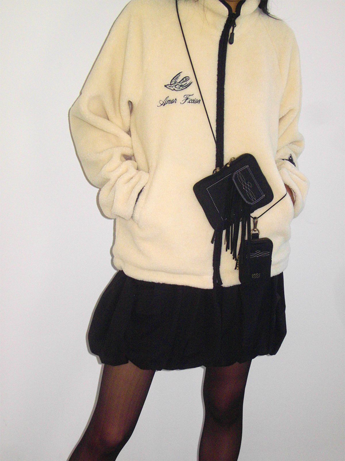 기준(KIJUN) Western Mini Pocket Black