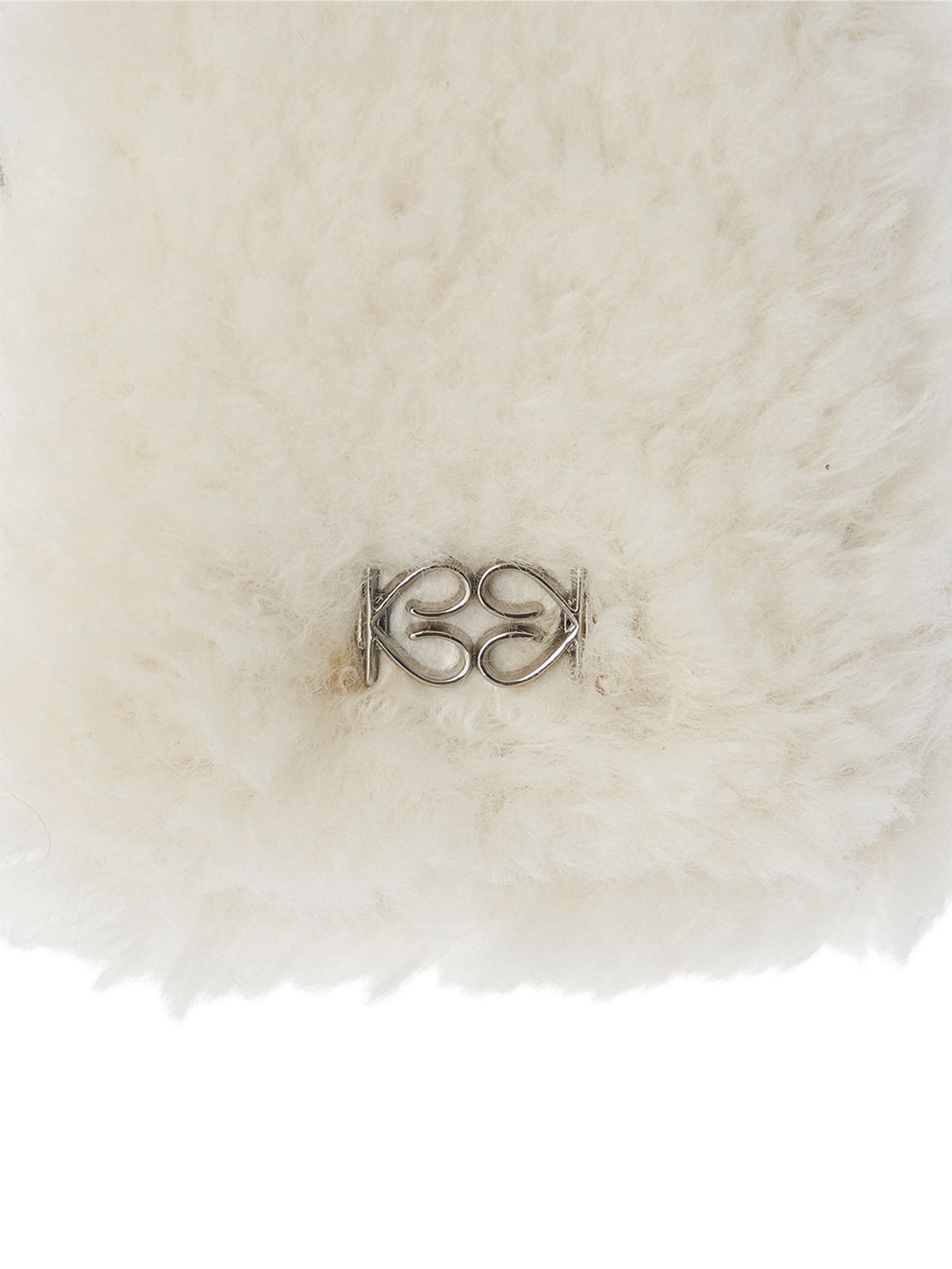 기준(KIJUN) Teddy Mini Pocket Ivory