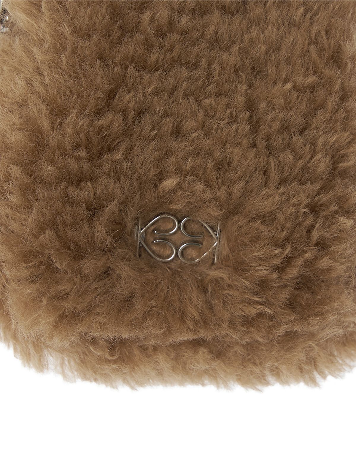 기준(KIJUN) Teddy Mini Pocket Brown