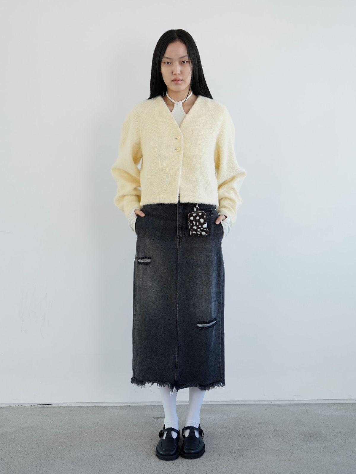 기준(KIJUN) Bambi Mini Pocket Brown