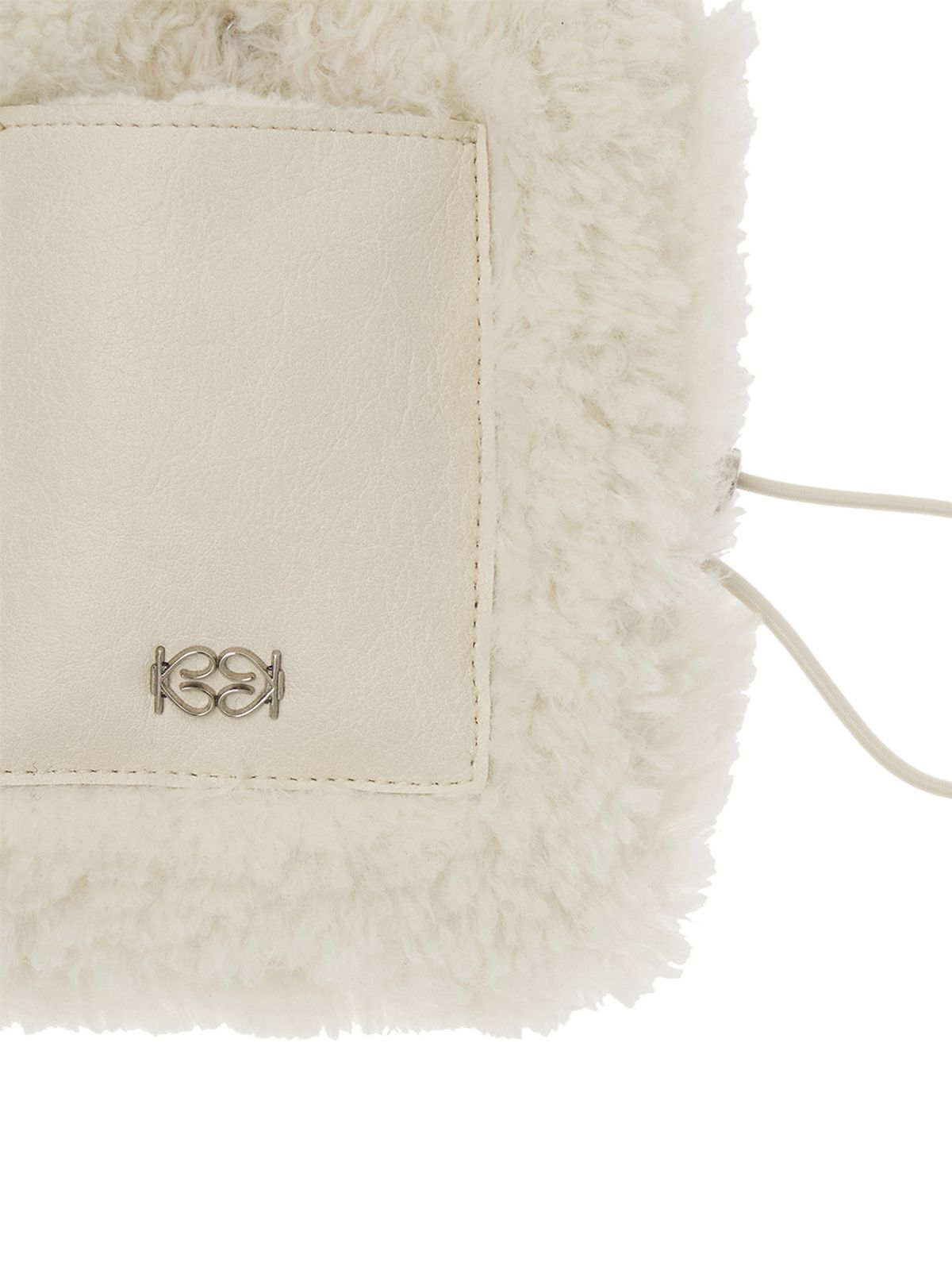 기준(KIJUN) Teddy Mini Bag Ivory