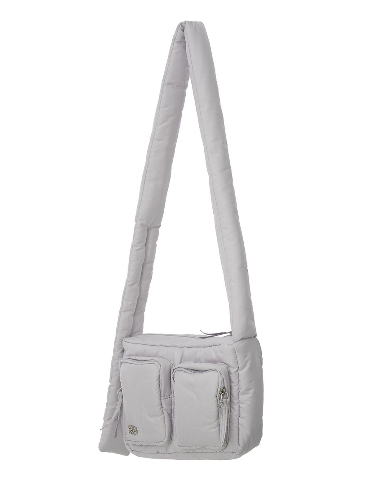 기준(KIJUN) Pillow Cross Bag Silver