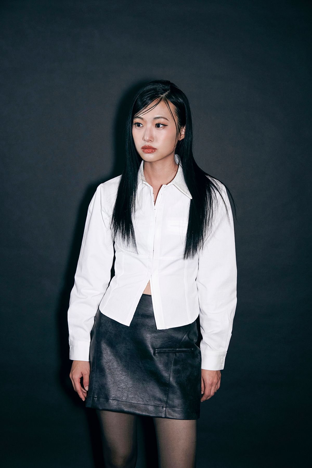카프리슈(CAPRICIEUX) Jane corset shirt (white)