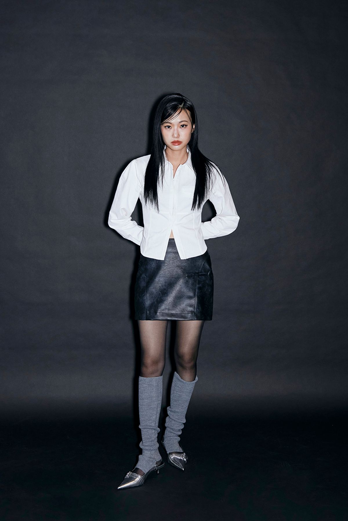카프리슈(CAPRICIEUX) Jane corset shirt (white)