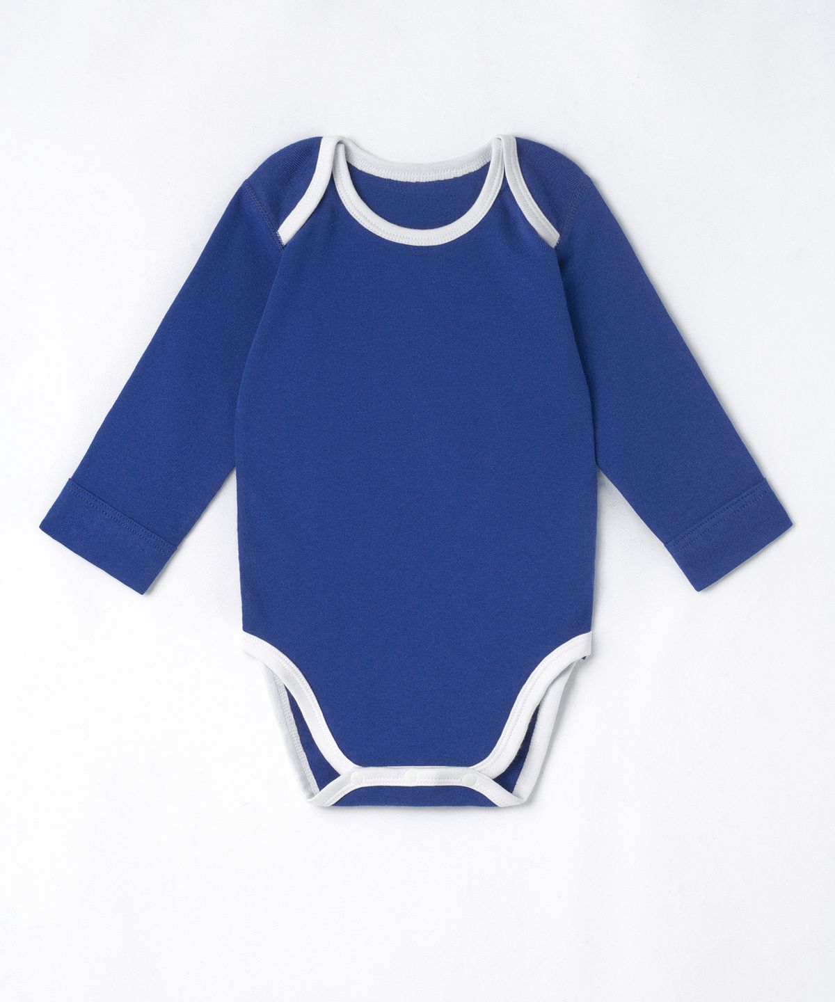 무신사 스탠다드 키즈(MUSINSA STANDARD KIDS) 베이비 링거 바디수트 2팩  [블루/파스텔 블루]