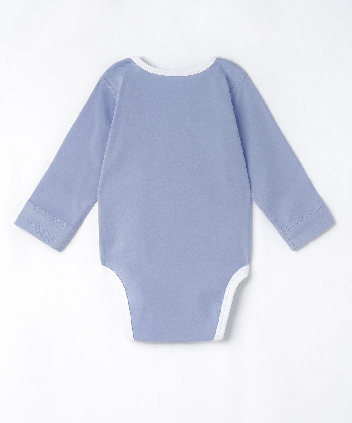 무신사 스탠다드 키즈(MUSINSA STANDARD KIDS) 베이비 링거 바디수트 2팩  [블루/파스텔 블루]