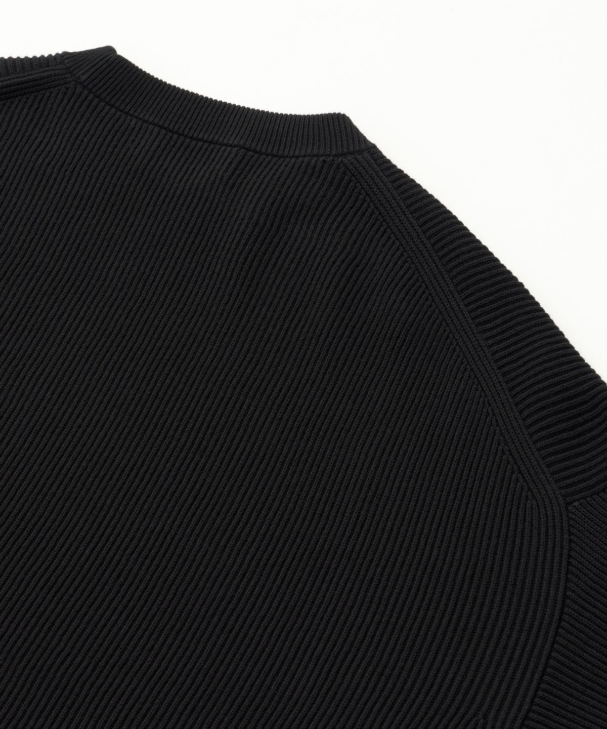 어나더 오피스(ANOTHER OFFICE) Ordinary Knit-Pullover (Black)