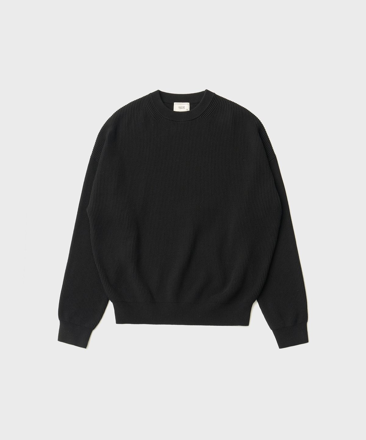 어나더 오피스(ANOTHER OFFICE) Ordinary Knit-Pullover (Black)