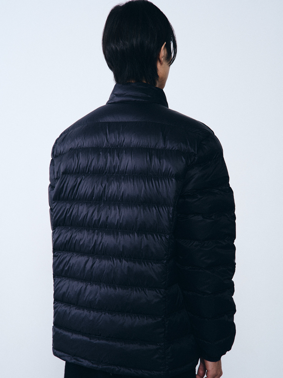 험토(HUMTTO) 남성 덕다운 경량 패딩 파울러(Black)