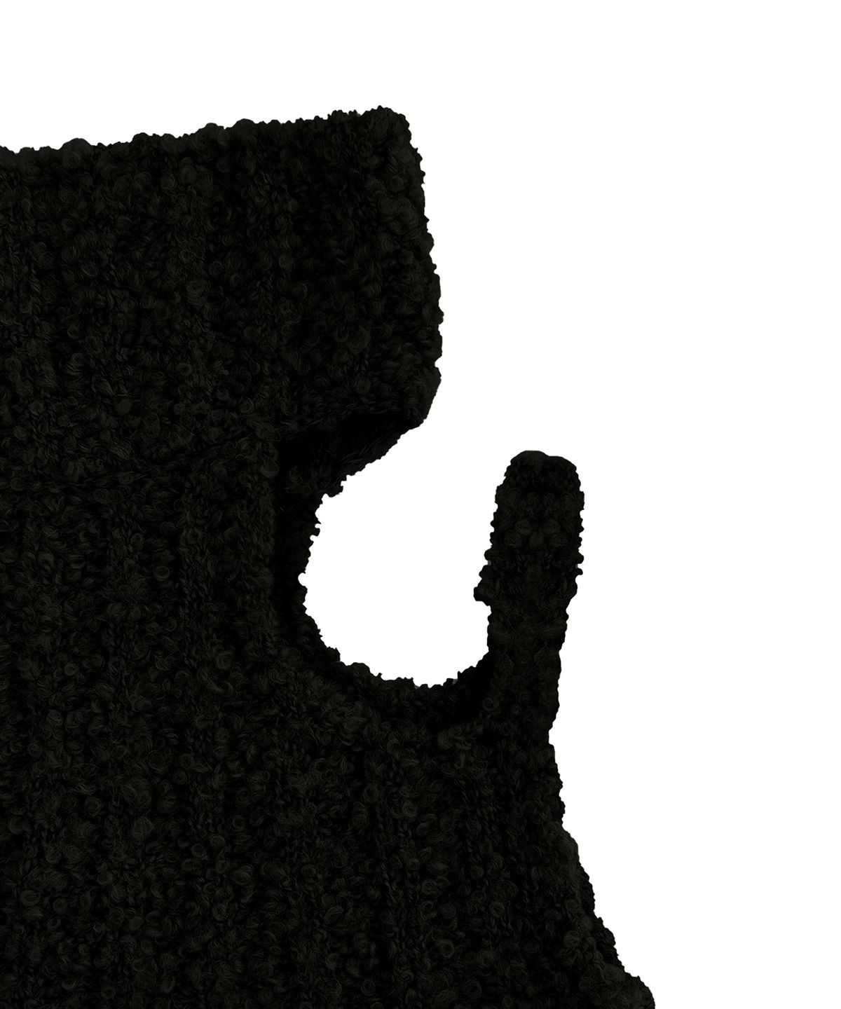 트리밍버드(TREEMINGBIRD) Shoulder Cutouts Knit Set-up Bolero&Sleeveless [ Black ]