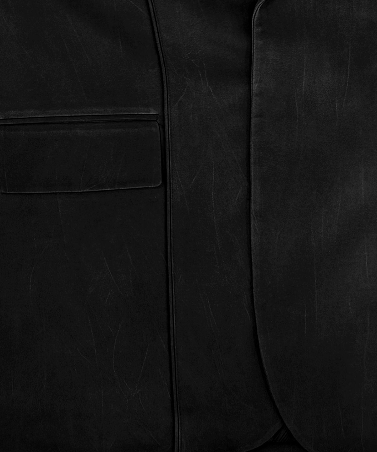 트리밍버드(TREEMINGBIRD) Suede Piping Classic Set-up Jacket [ Charcoal ]