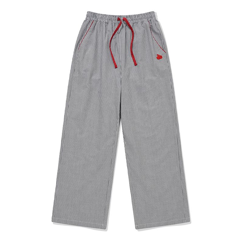 ☆送料・関税込☆KIRSH★CHERRY HOLIDAY STRIPE PAJAMAS SET★ MUSINSA | KIRSH Cherry Holiday Striped Pajama Set [Black]