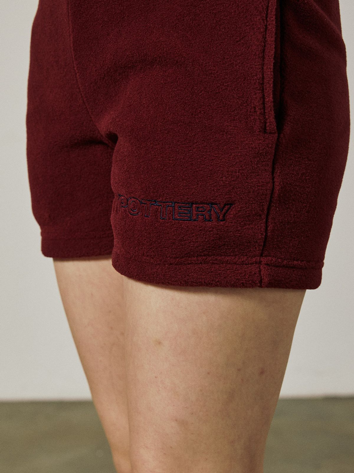 키티포터리(KITTY POTTERY) BOA SHORT PANTS [WINE]