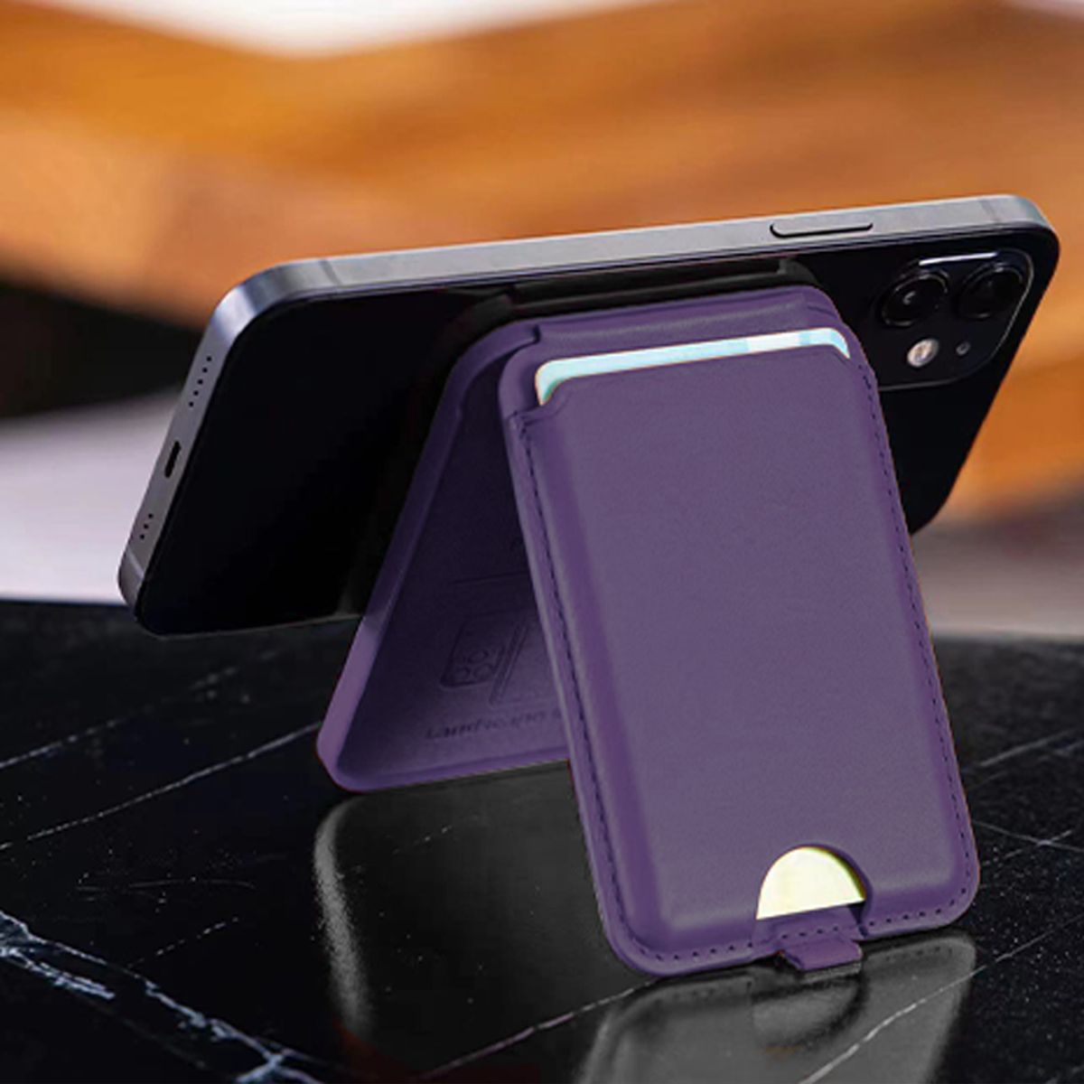 슈틸루스터(STILLUSTER) 나이테 맥세이프 스탠드 카드 지갑 케이스 NA-MCS100