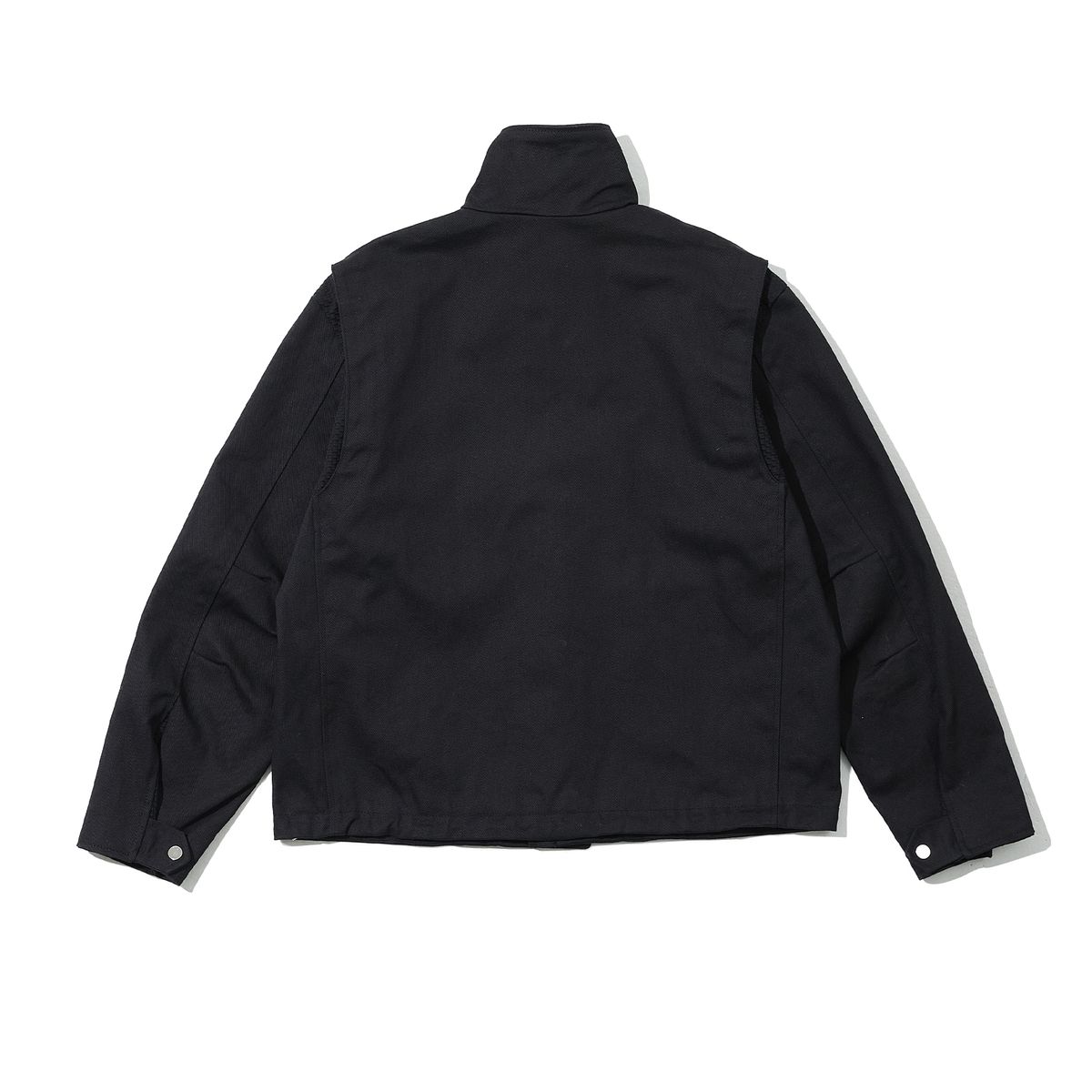 샴페인 블랭크 에스테틱(CHAMPAGNE BLANK AESTHETIC) HEAVY COTTON POST POCKET JACKET BLACK