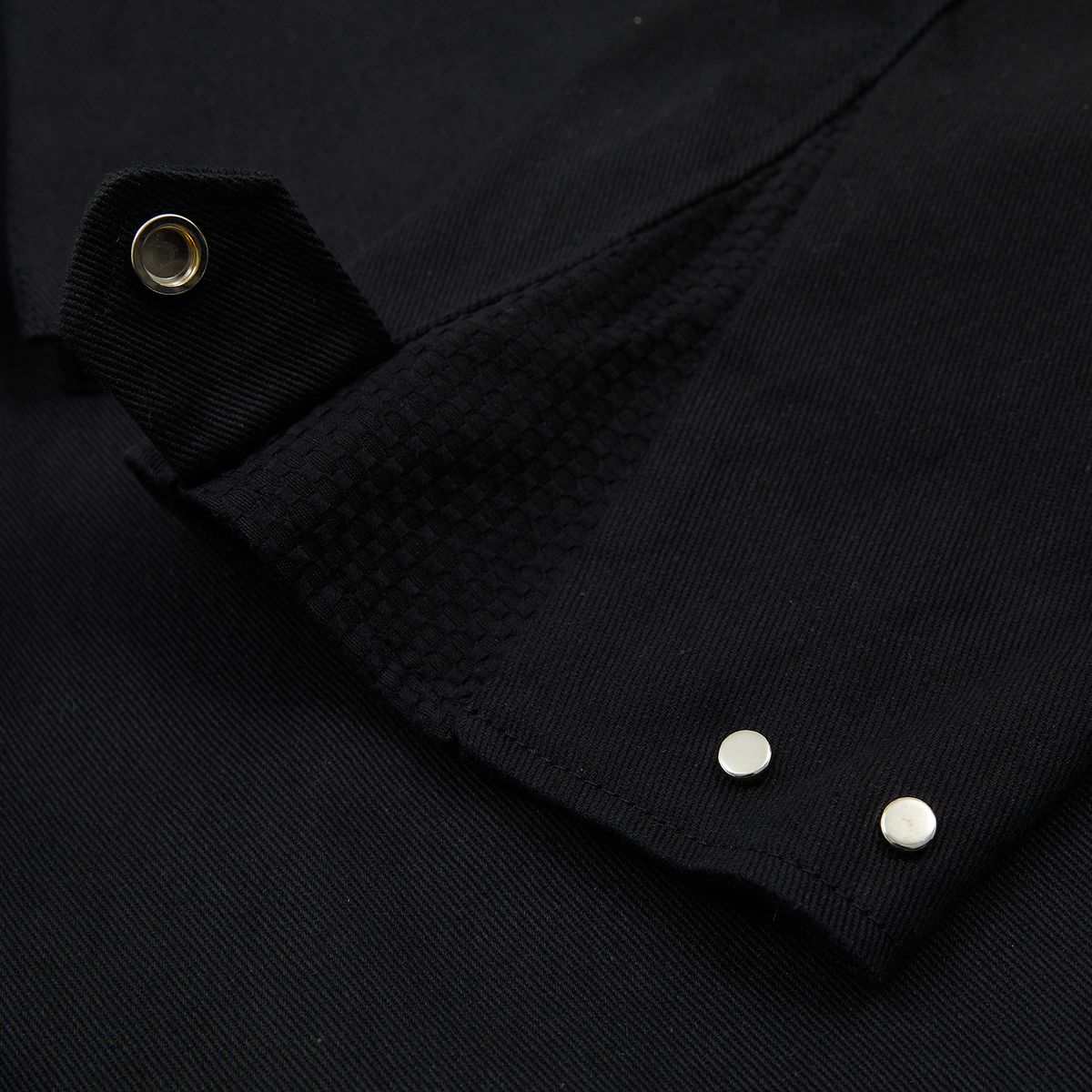 샴페인 블랭크 에스테틱(CHAMPAGNE BLANK AESTHETIC) HEAVY COTTON POST POCKET JACKET BLACK