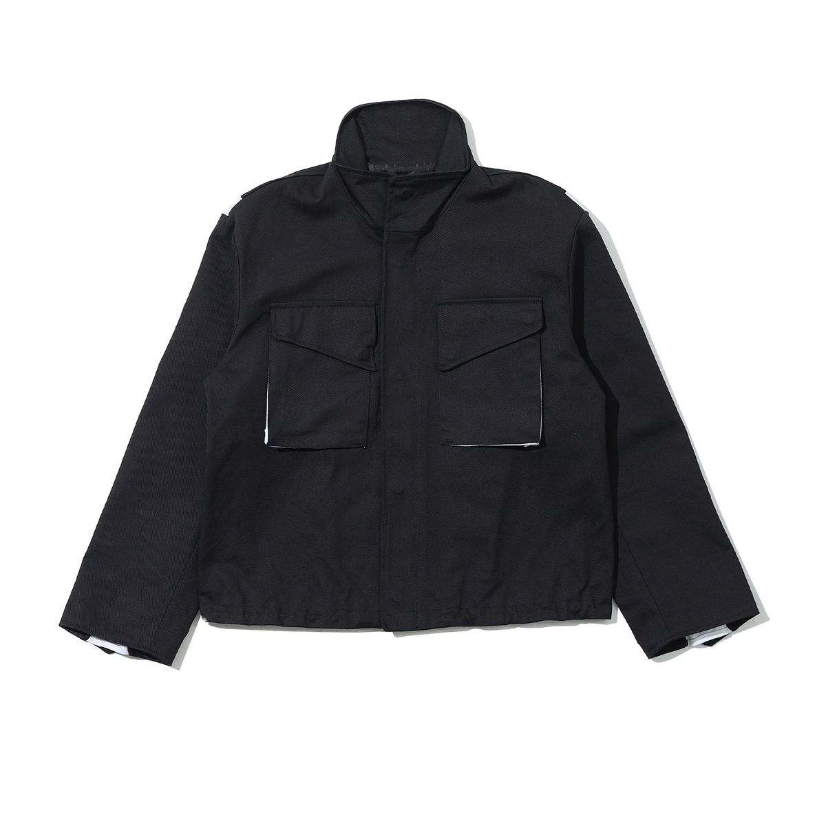 샴페인 블랭크 에스테틱(CHAMPAGNE BLANK AESTHETIC) HEAVY COTTON POST POCKET JACKET WHITE