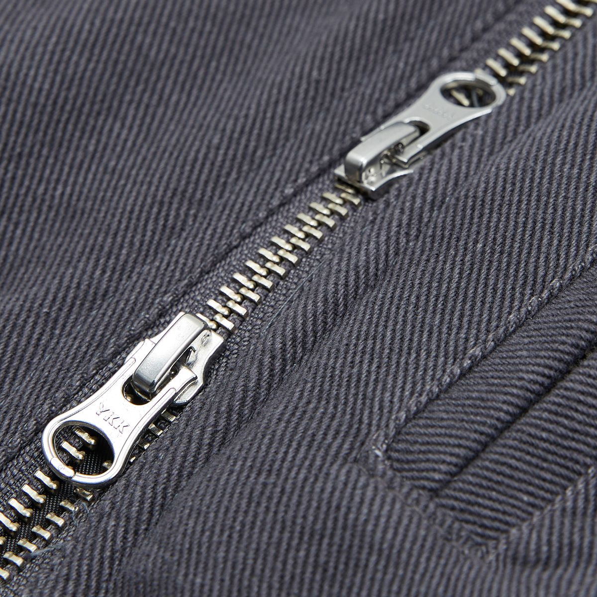 샴페인 블랭크 에스테틱(CHAMPAGNE BLANK AESTHETIC) HEAVY COTTON HIDDEN DETAIL 2-WAY JACKET GREY
