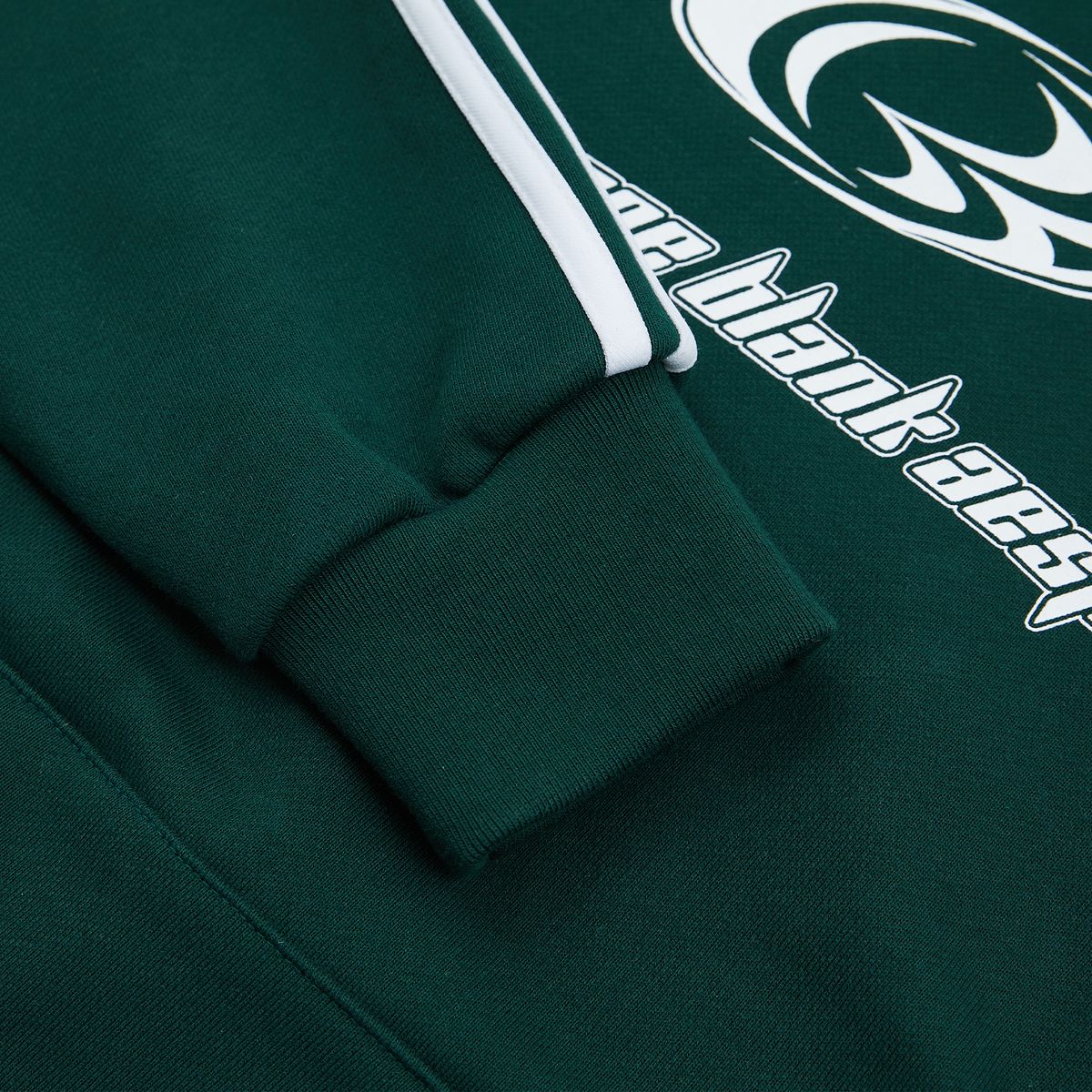 샴페인 블랭크 에스테틱(CHAMPAGNE BLANK AESTHETIC) LINE HOODIE GREEN