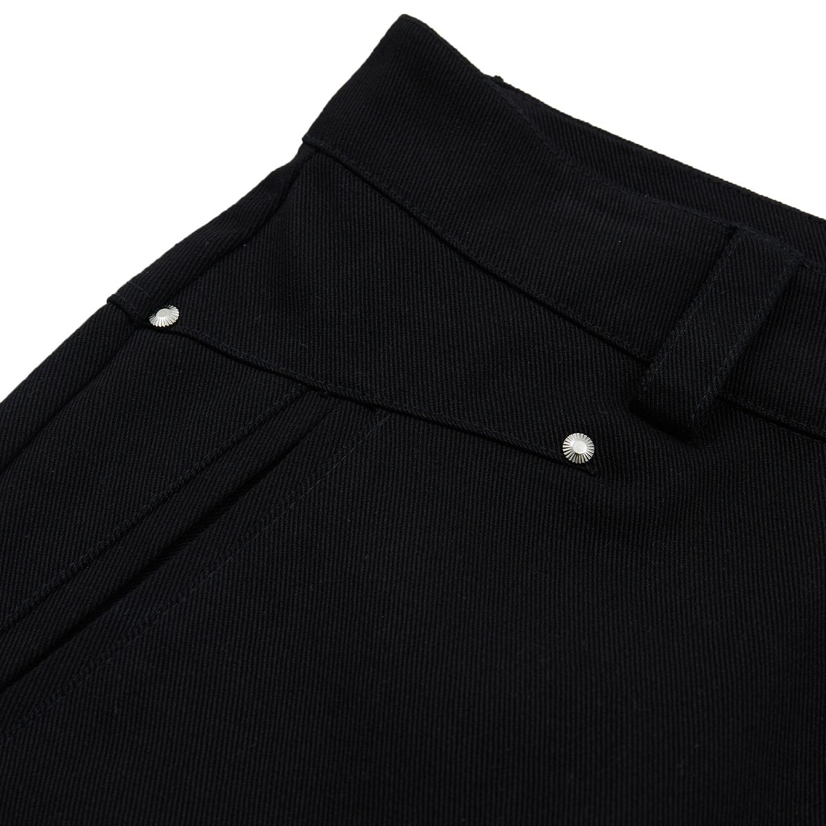 샴페인 블랭크 에스테틱(CHAMPAGNE BLANK AESTHETIC) STAR POINT SEMI-WIDE PANTS BLACK