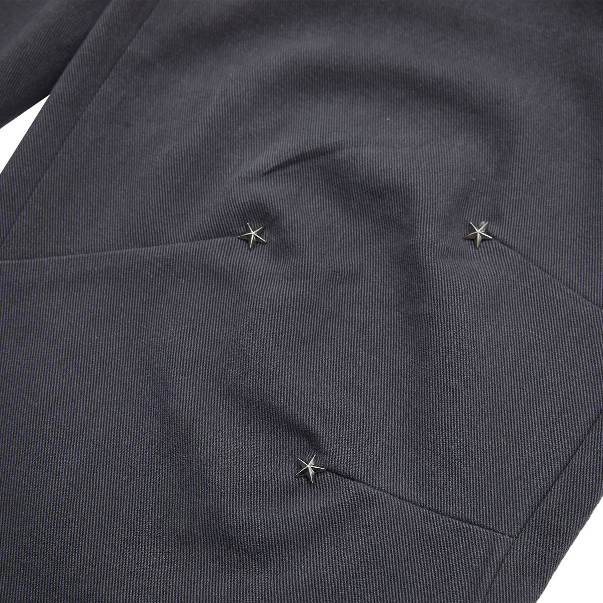 샴페인 블랭크 에스테틱(CHAMPAGNE BLANK AESTHETIC) STAR POINT SEMI-WIDE PANTS GREY