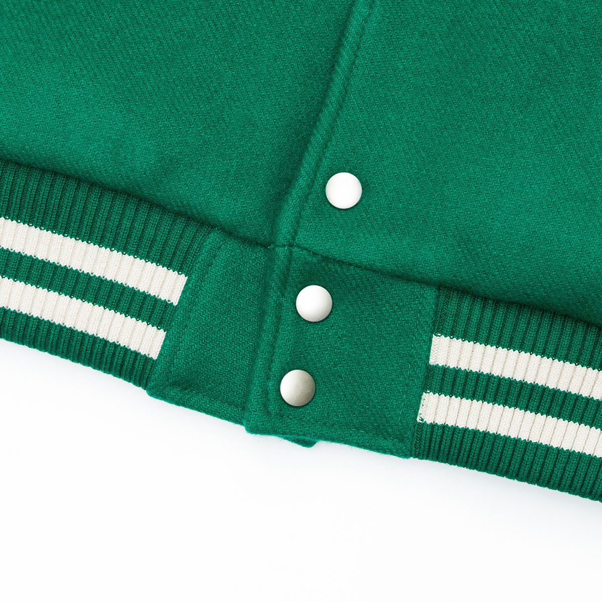 시티스트리트(CITY STREET) CLASSIC VARSITY JACKET - GREEN