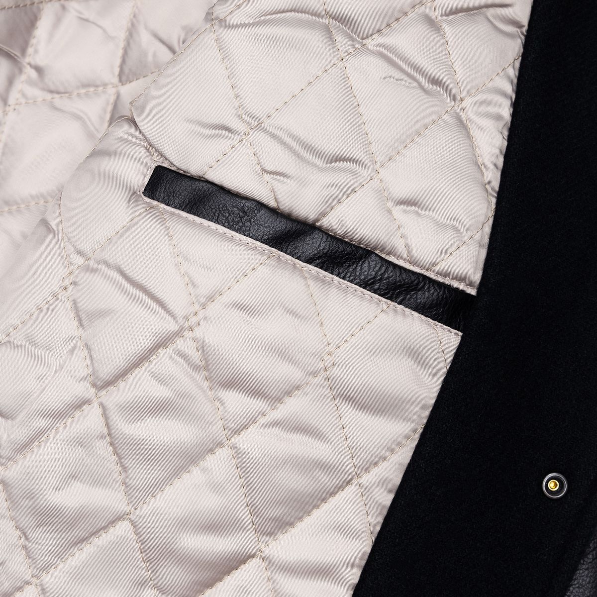 시티스트리트(CITY STREET) CLASSIC VARSITY JACKET - BLACK(BK)