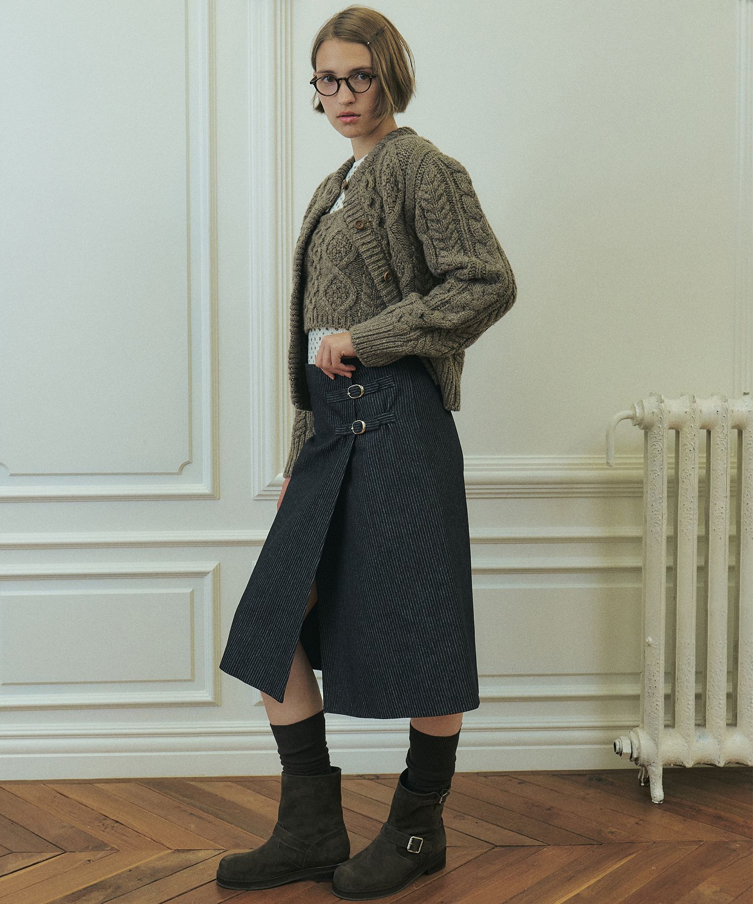 ★送料・関税込★GROVE★VERON SKIRT★ MUSINSA | GROVE VERON SKIRT [2COLOR]