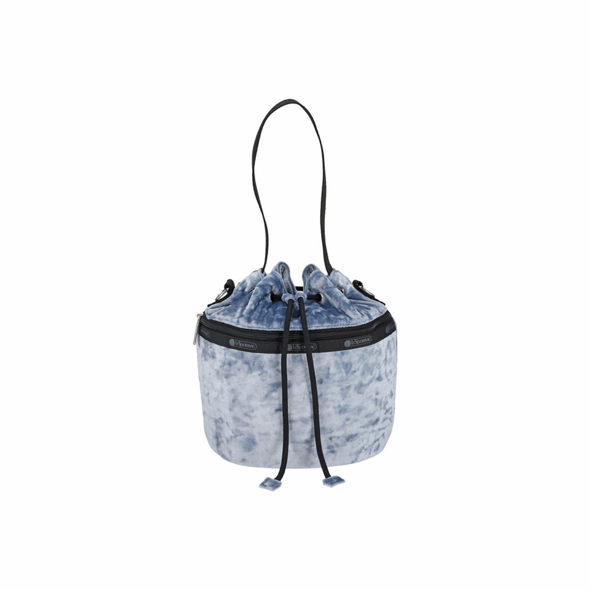 레스포색(LESPORTSAC) 벨로아 블루 드로우스트링 버켓백 [3870.M246]