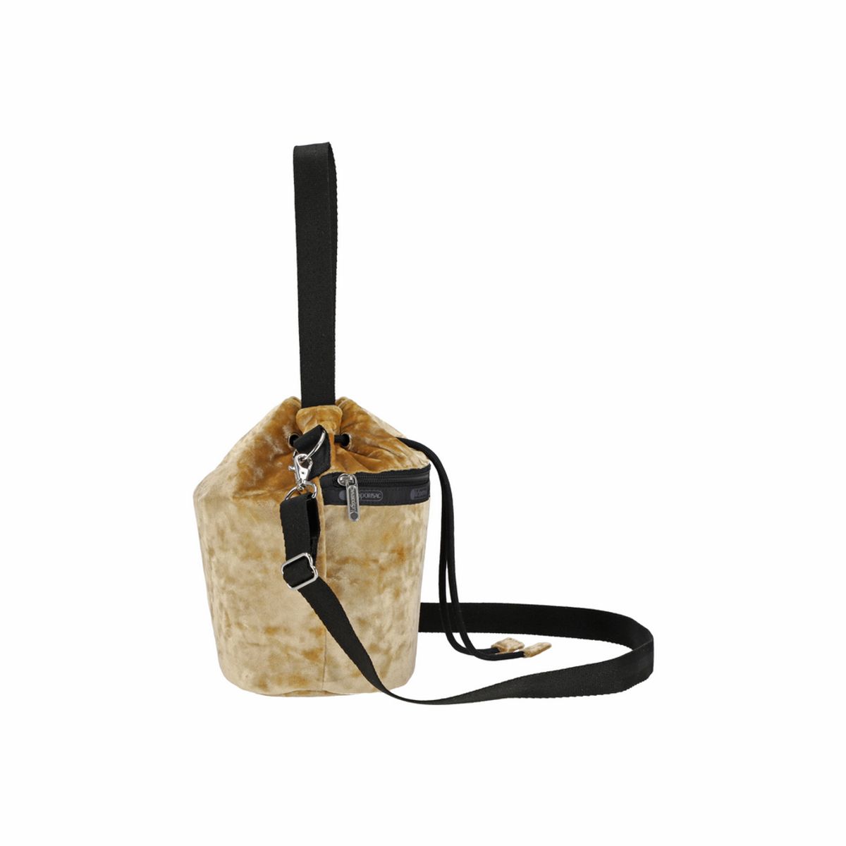 레스포색(LESPORTSAC) 벨로아 골드 드로우스트링 버켓백 [3870.M247]