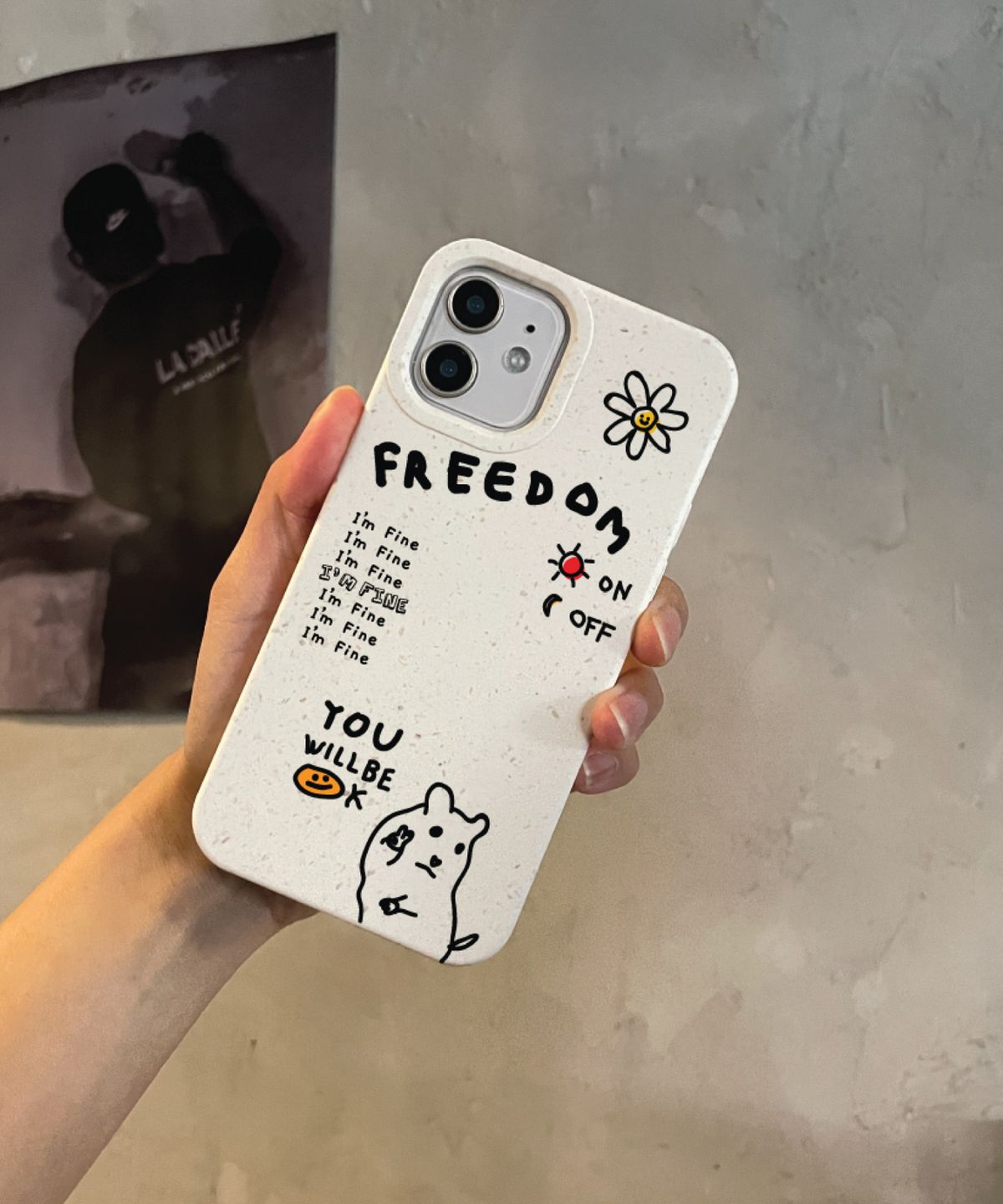 폴라올라(POLAROLA) 밀짚성분으로 유래한 폰케이스  Freedom on & Off