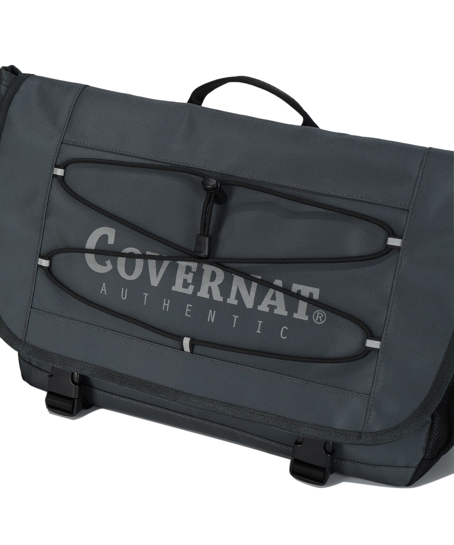 MUSINSA | COVERNAT New Authentic Messenger Bag Charcoal
