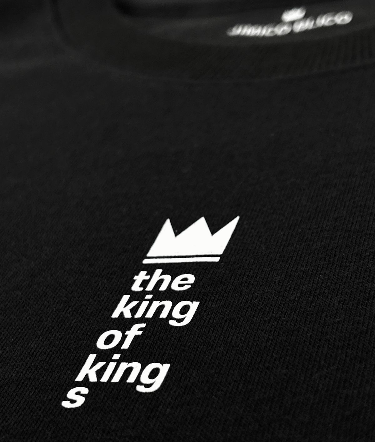 지미코 브리코(JIMIKO BLICO) JK crown kk black mtm 킹오브킹 블랙맨투맨