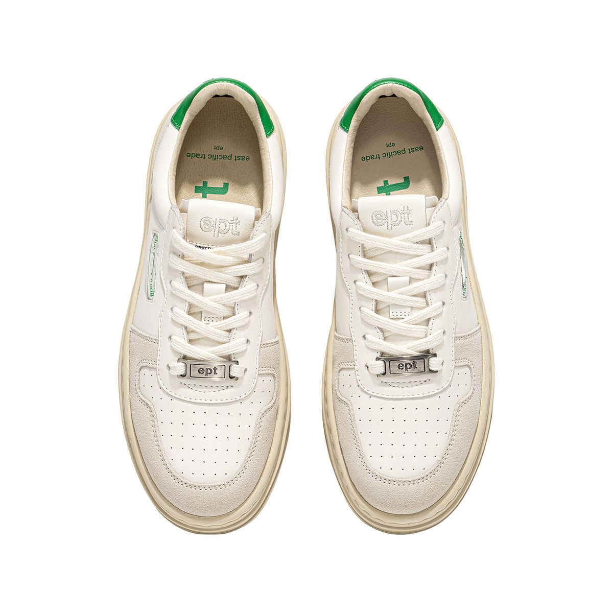 이피티(EPT) COURT HIGH (OFF WHITE/TOFU/GREEN)