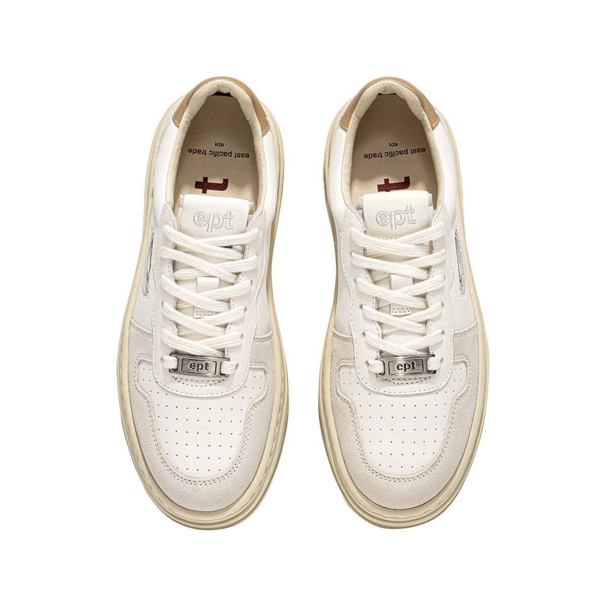 이피티(EPT) COURT HIGH (OFF WHITE/TOFU/BROWN)