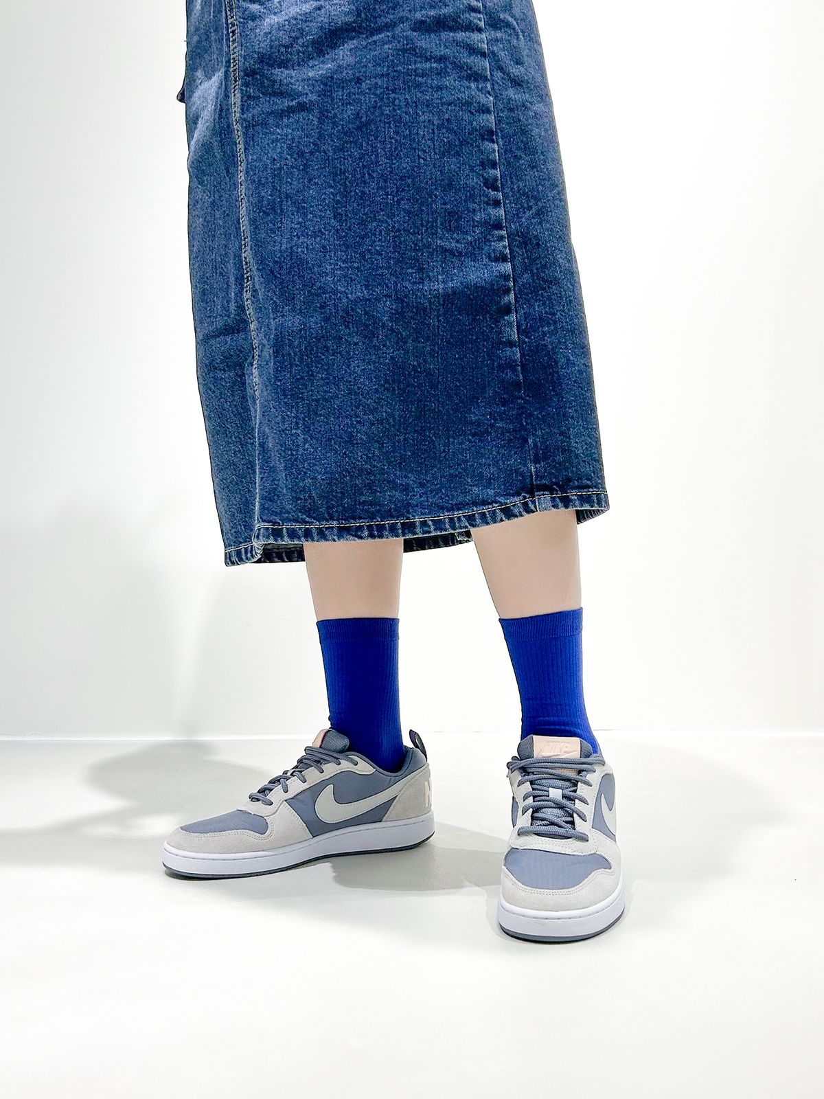 옐로우삭스(YELLOWSOCKS) 소프트 골지 코발트 블루