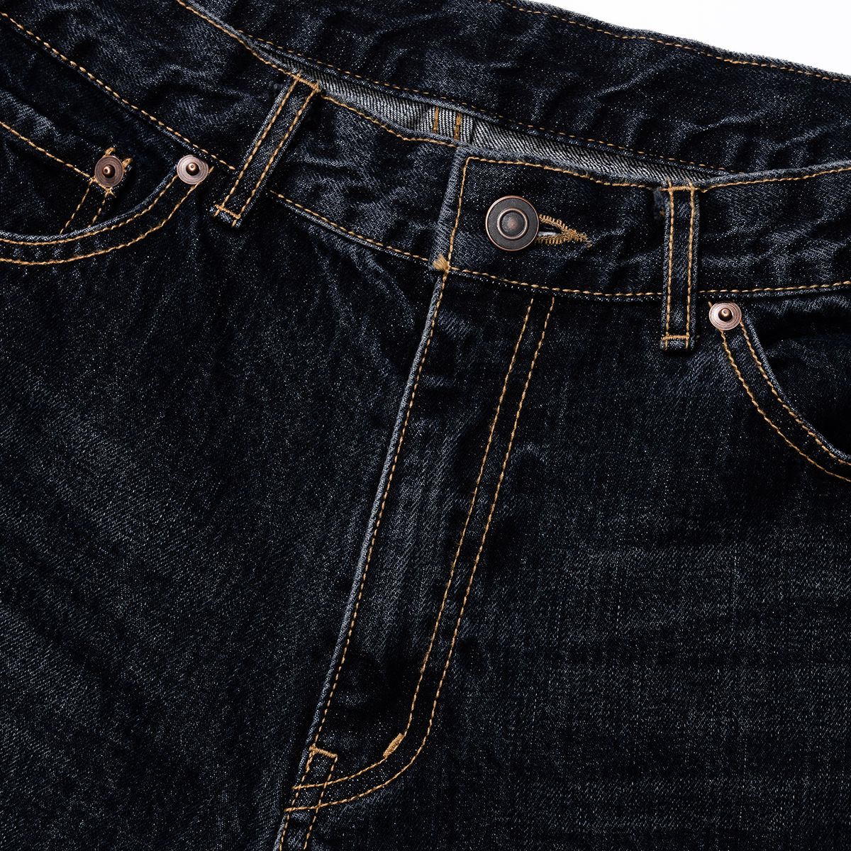 시티스트리트(CITY STREET) WASHED TWIST  DENIM - DEEP INDIGO