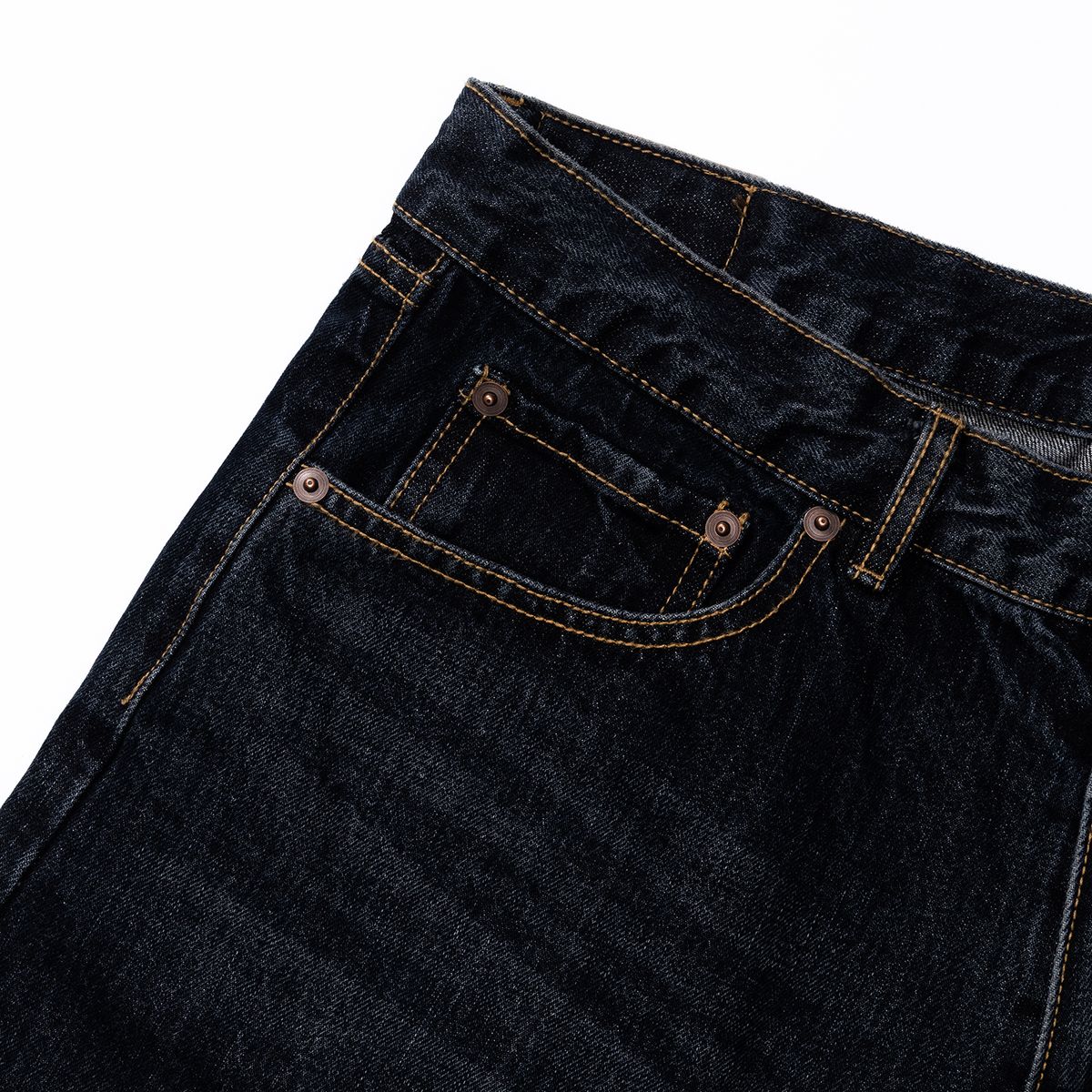 시티스트리트(CITY STREET) WASHED TWIST  DENIM - DEEP INDIGO