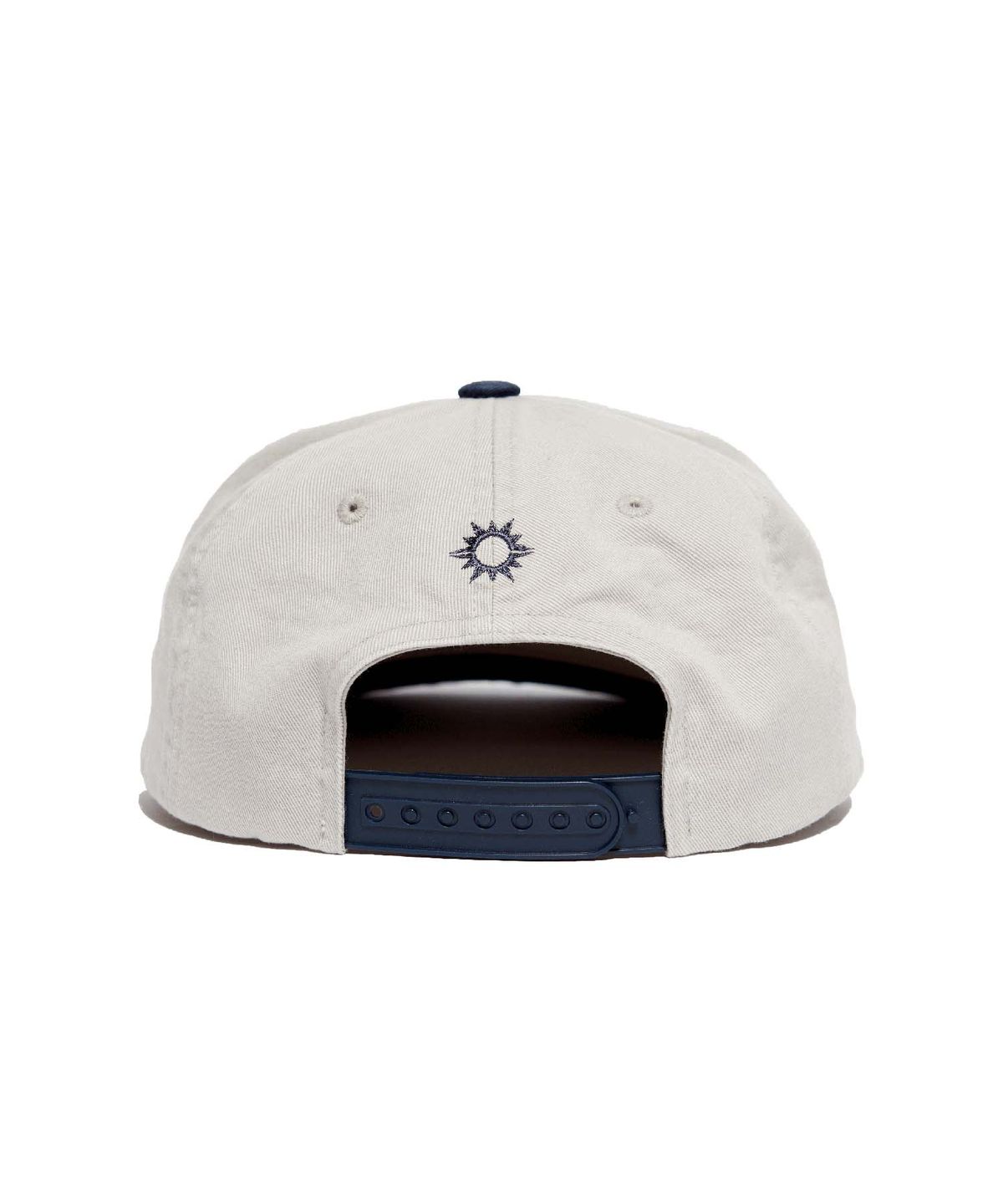 헬로 선라이즈(HELLO SUNRISE) HS Travel Agency Logo 5Panel Cap (Light Gray/Navy)