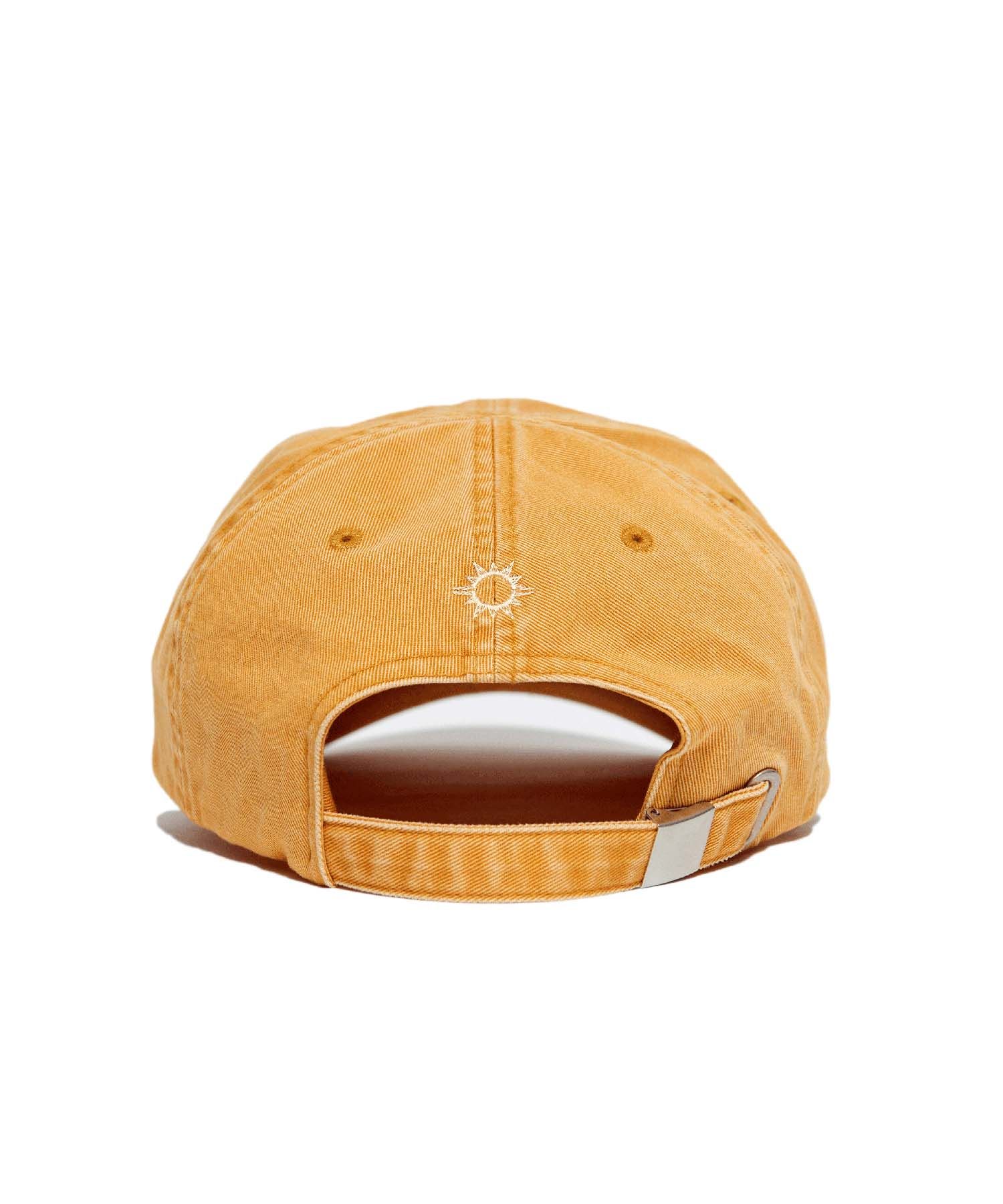 キャップ Hello Sunrise Washed VTG Arch Logo Ball Cap Sunset Orange 23 헬로 선라이즈(HELLO SUNRISE) Washed VTG Arch Logo Ball Cap
