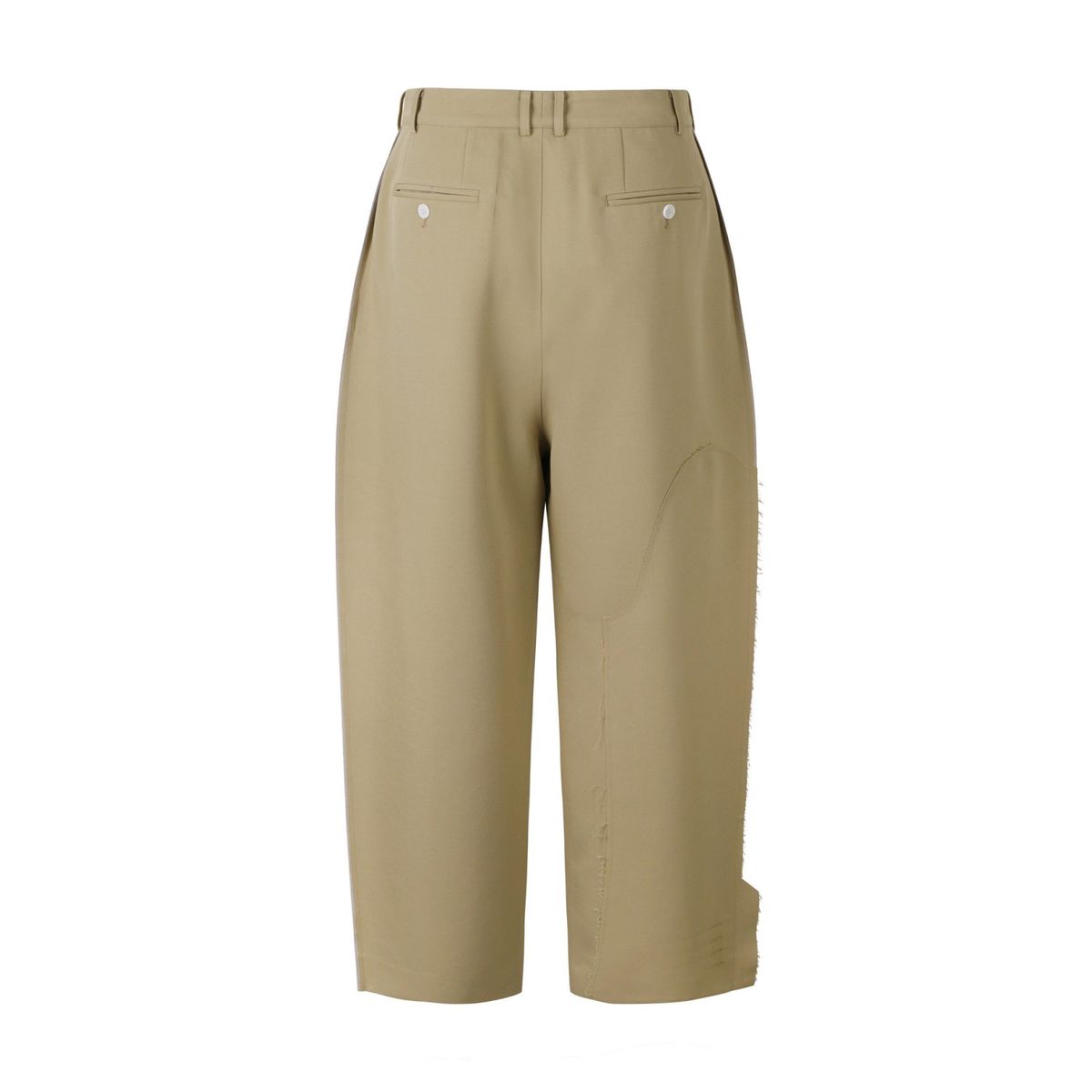 래코드(RECODE) Raw Edged Two Tuck Pants_RKPAA23606BEX