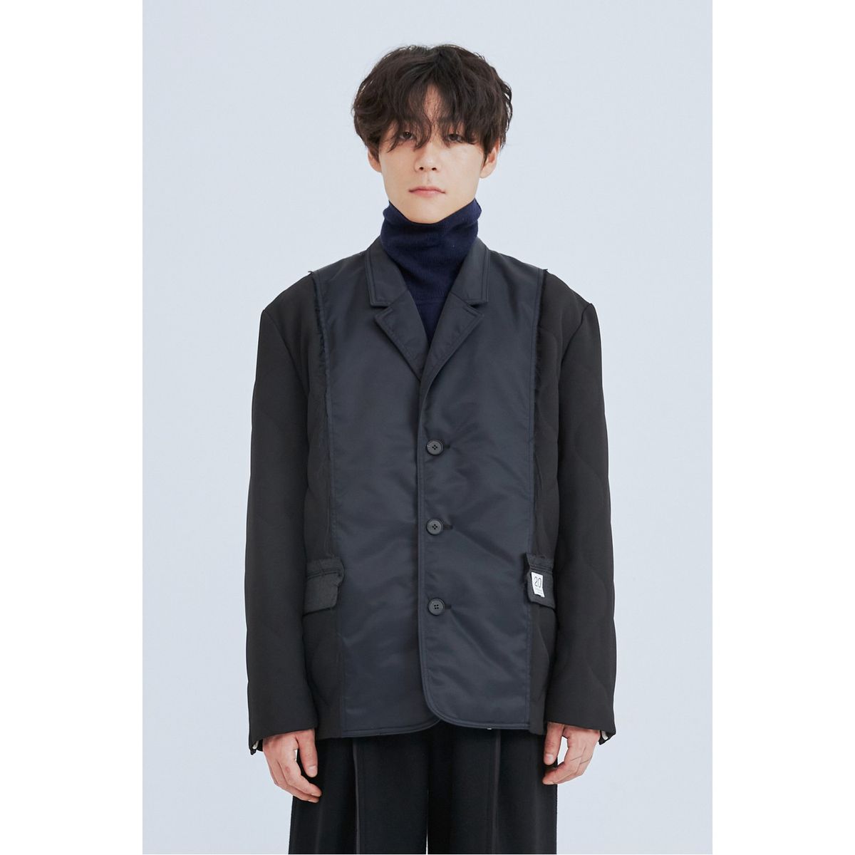 래코드(RECODE) Insideout Overfit Jacket_RKJAW23614BKX