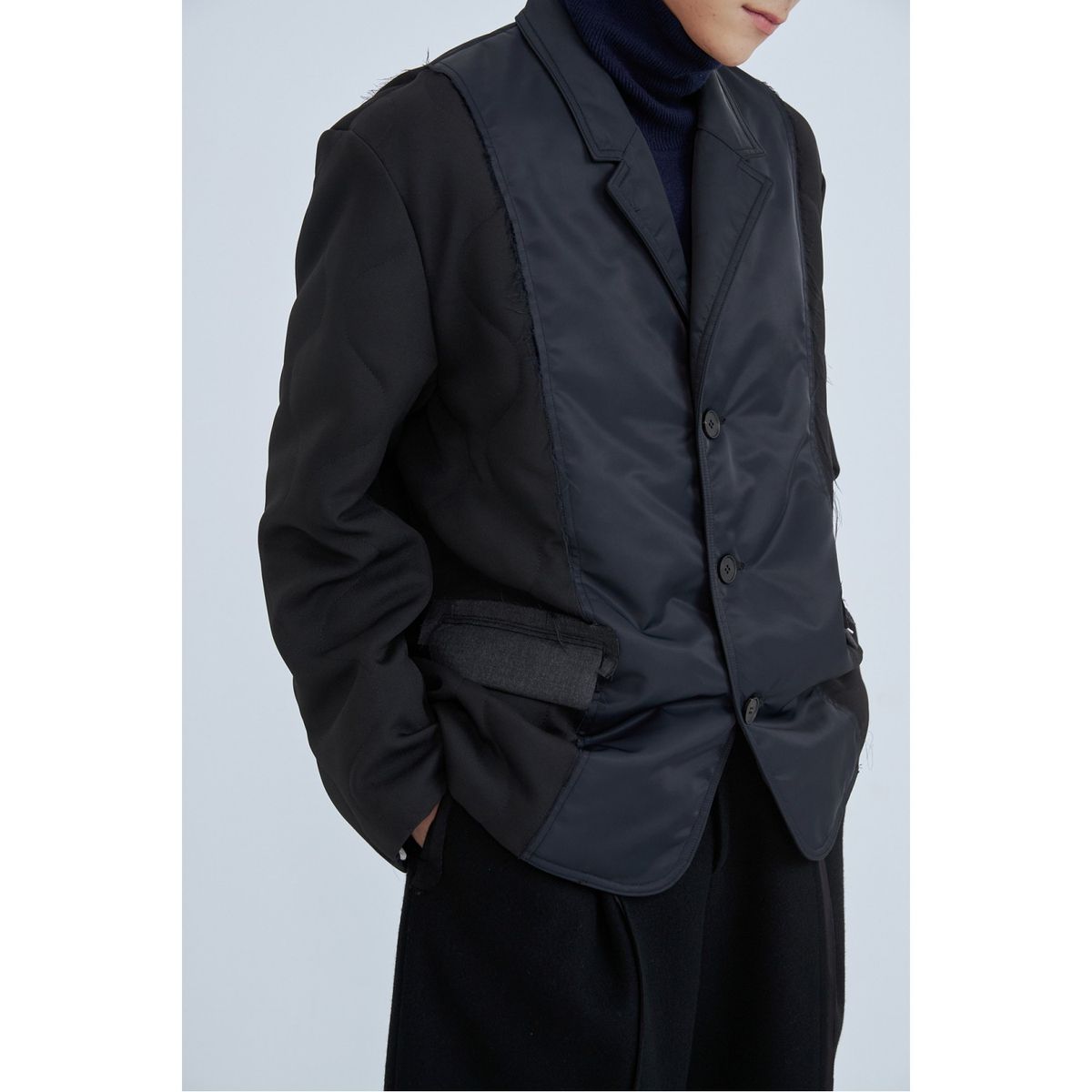 래코드(RECODE) Insideout Overfit Jacket_RKJAW23614BKX