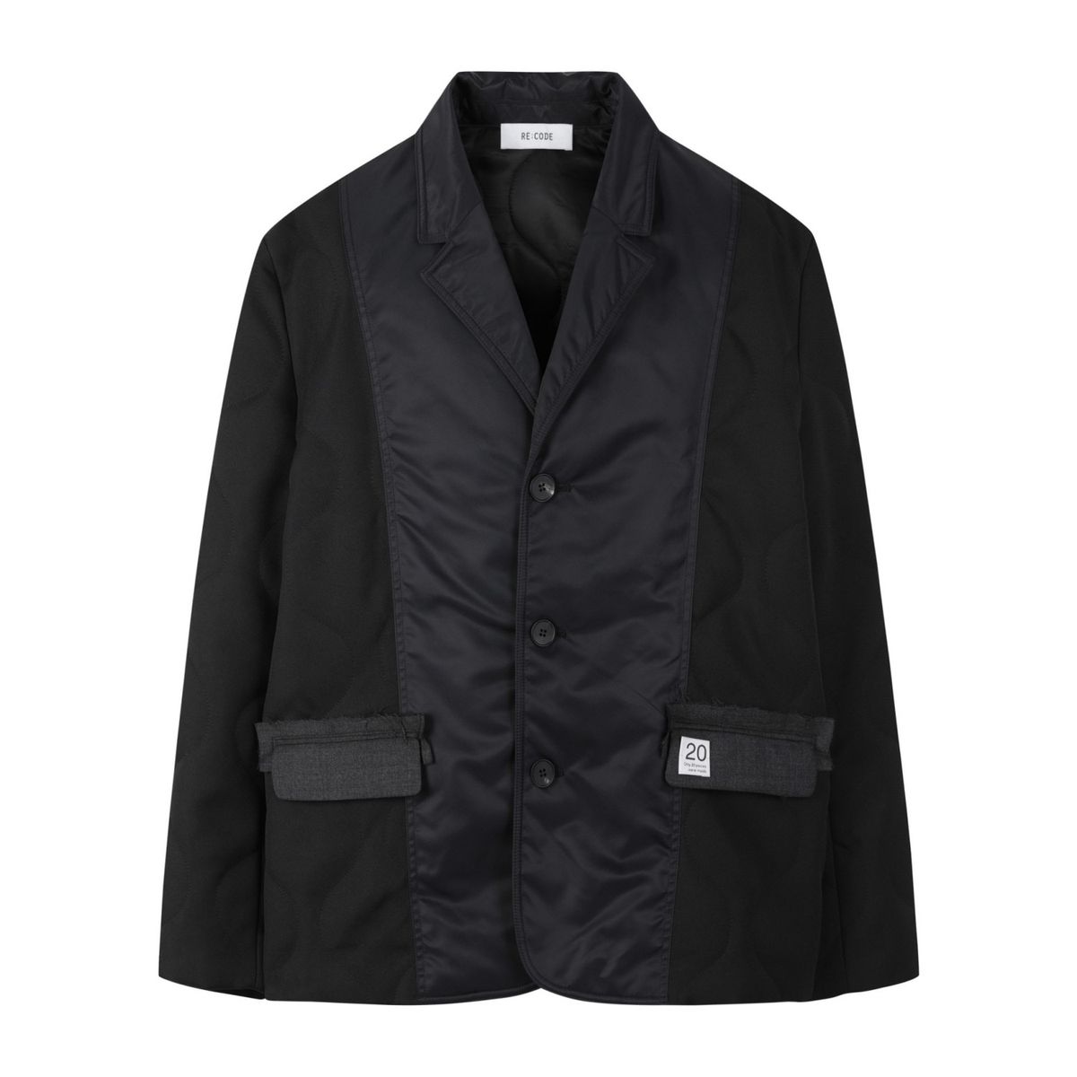 래코드(RECODE) Insideout Overfit Jacket_RKJAW23614BKX