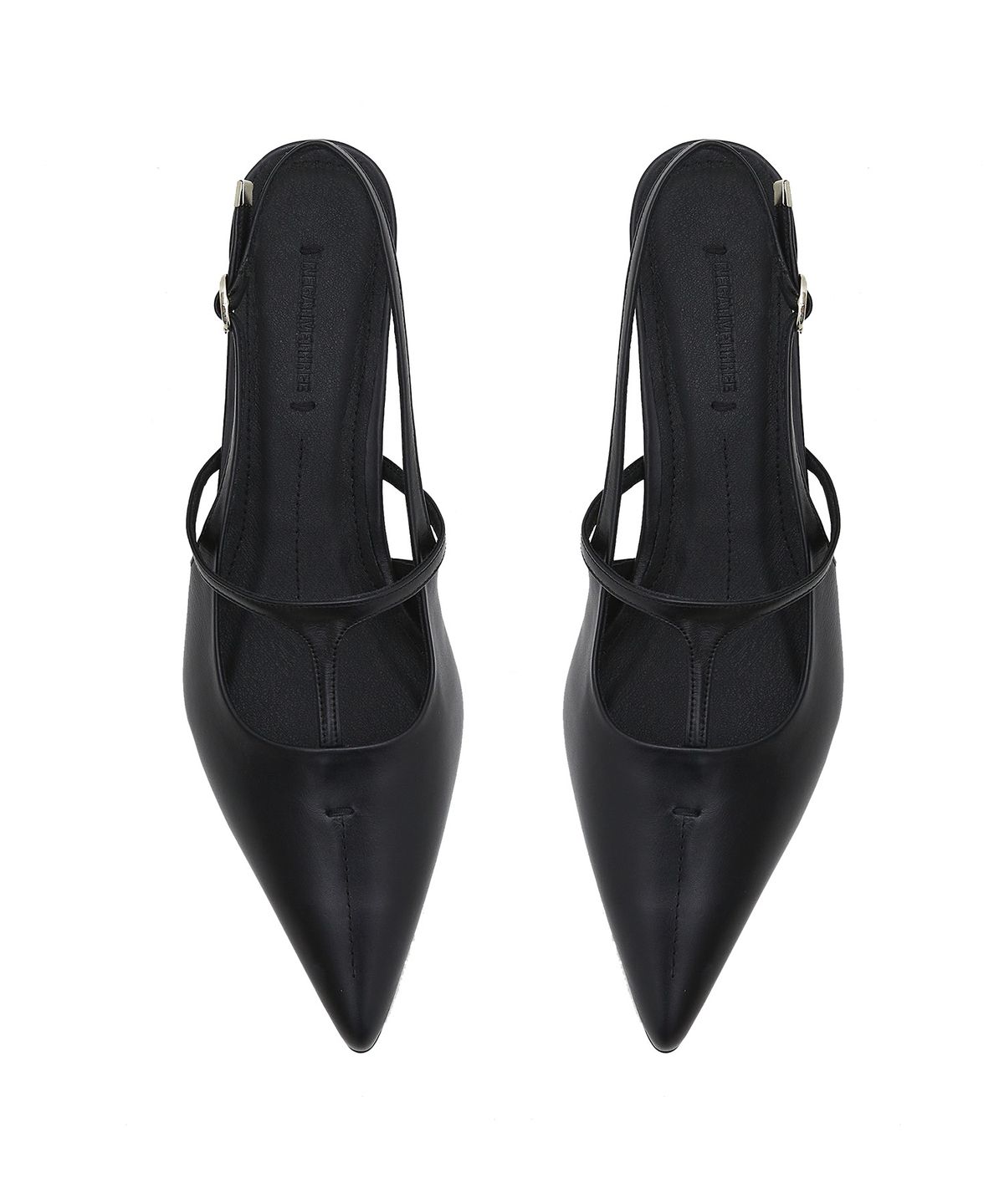 네거티브쓰리(NEGATIVETHREE) T Slingback BLACK