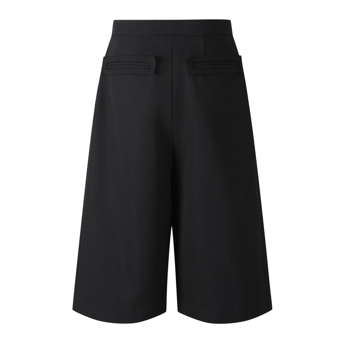 래코드(RECODE) Twill Patch Work Wide Short Pants_RQPAA23516BKX
